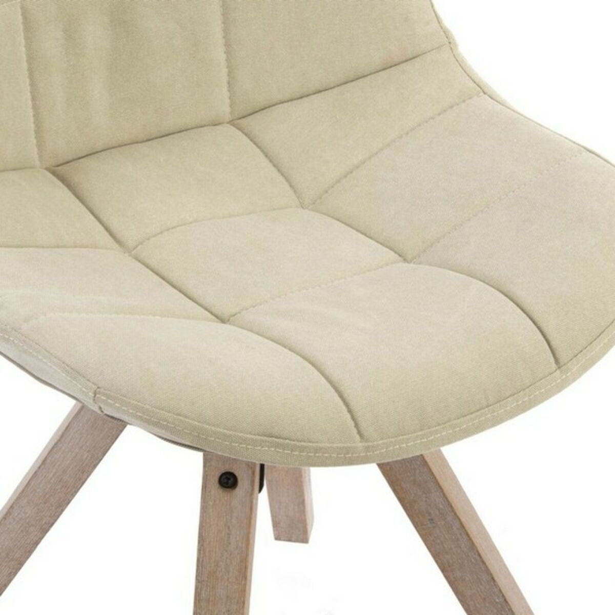 Esszimmerstühle DKD Home Decor – 2er-Set skandinavische Stühle Beige