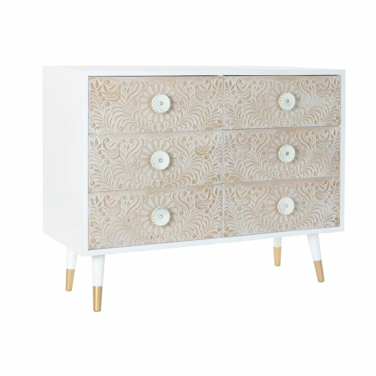 Kommode DKD Home Decor – Firnholz mit Mandala-Design