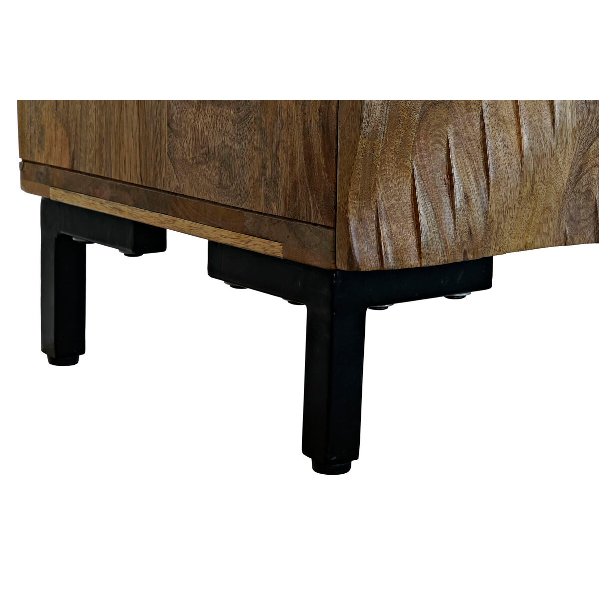 Design-Sideboard aus Mangoholz & Metall – 3 Türen, 177 cm