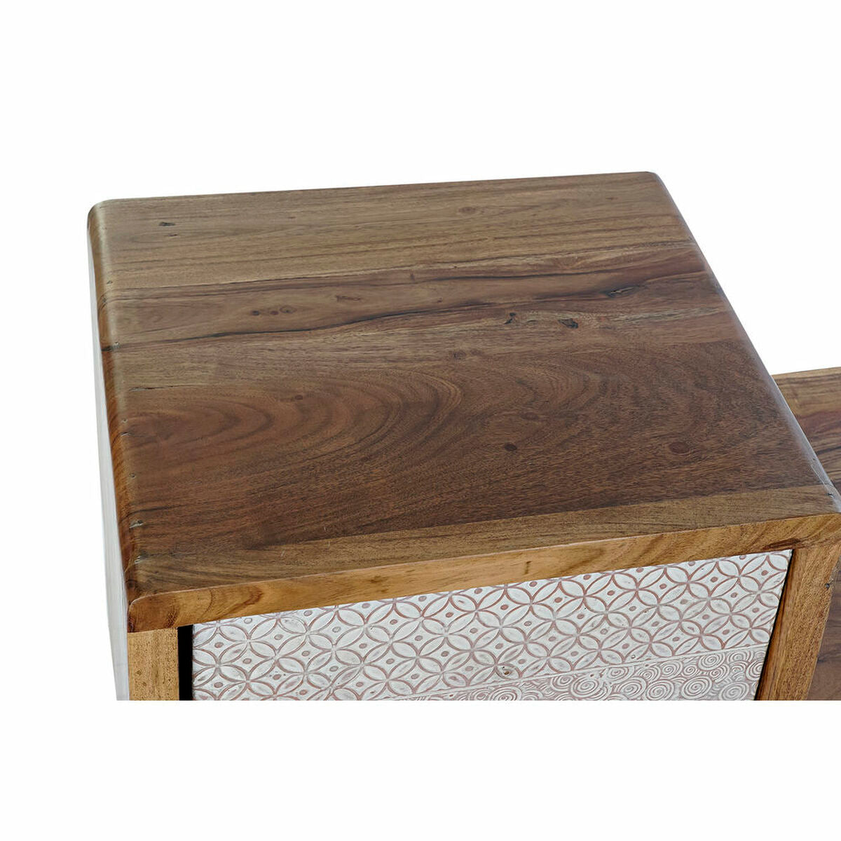 TV-Lowboard aus Akazienholz & Metall – 125 cm
