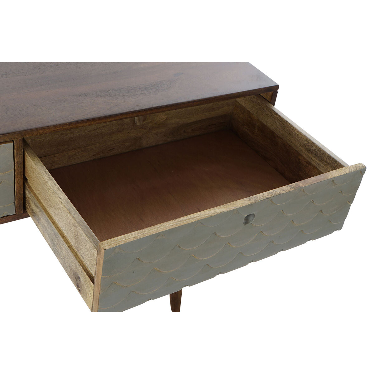 Sideboard/Beistelltisch DKD Home Decor – Mango-Holz, Grau, 120 cm