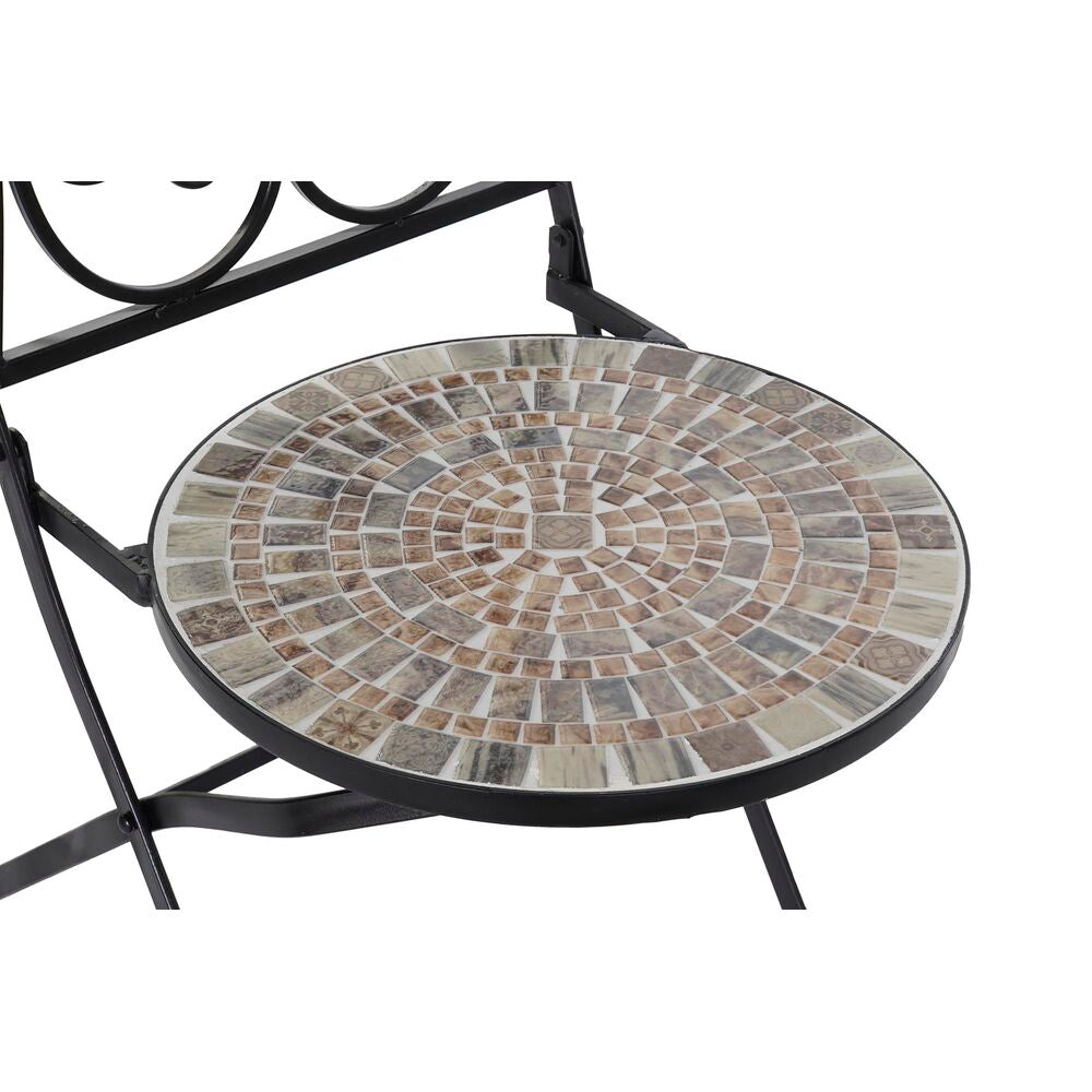 Gartenstuhl DKD Home Decor – Schmiedeeisen & Keramik