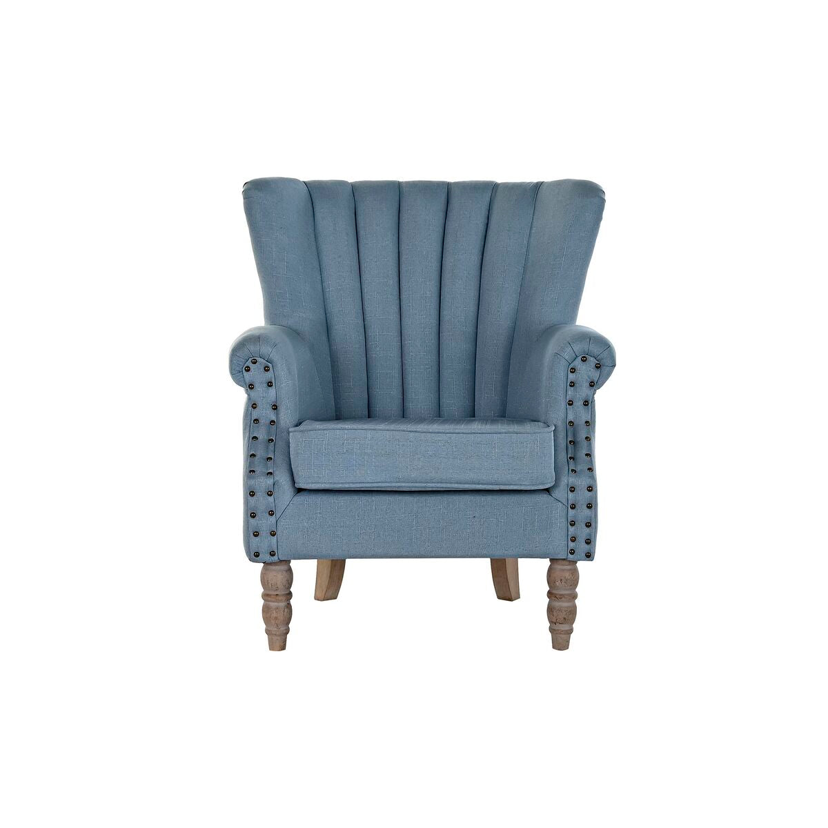 Sessel DKD Home Decor – Armlehnsessel in Celeste, Gummiholz-Beine