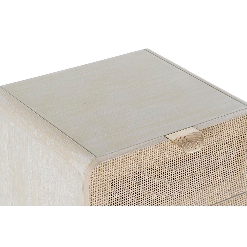 Moderne Rattan-Kommode – Natur, 82 cm