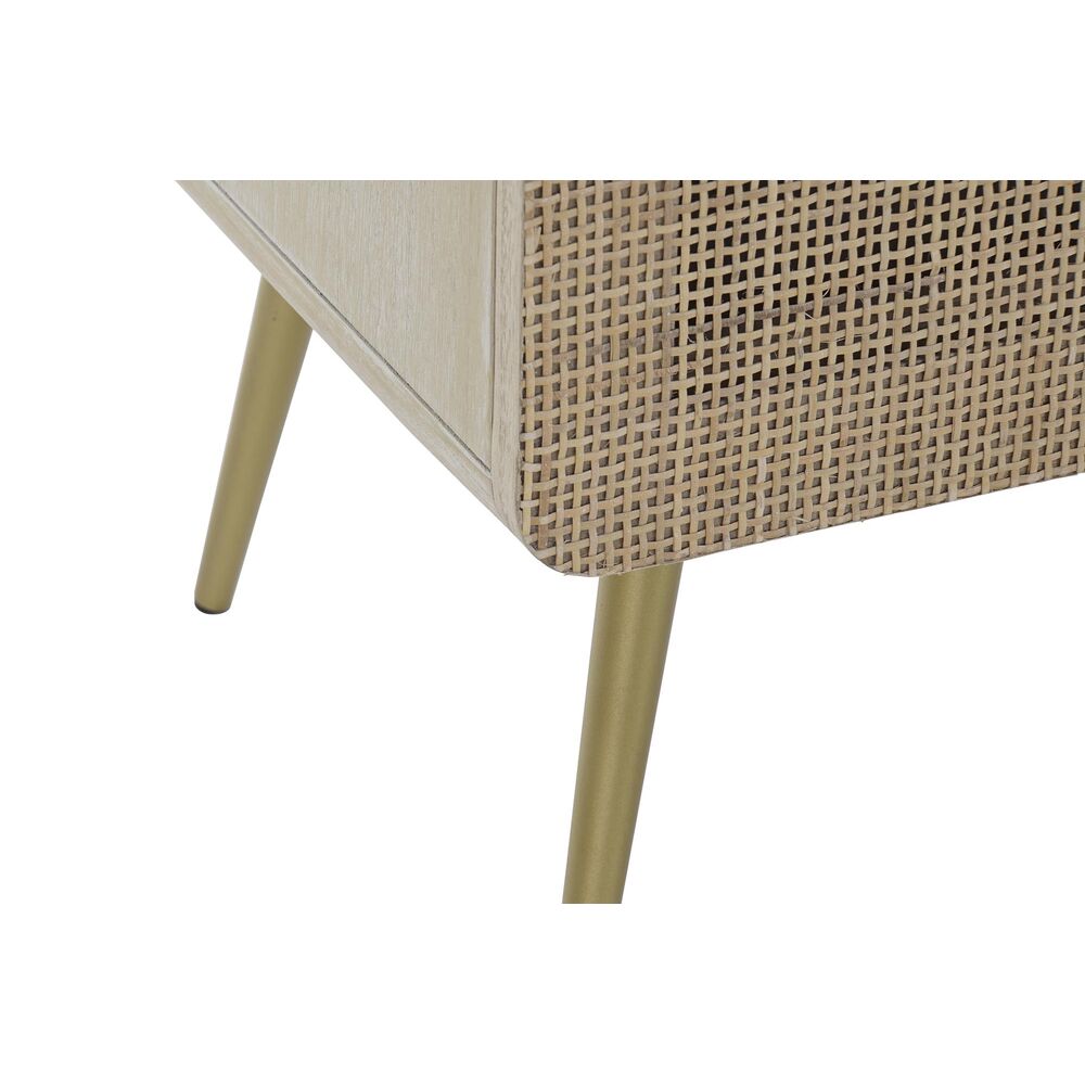 Moderne Rattan-Kommode – Natur, 82 cm