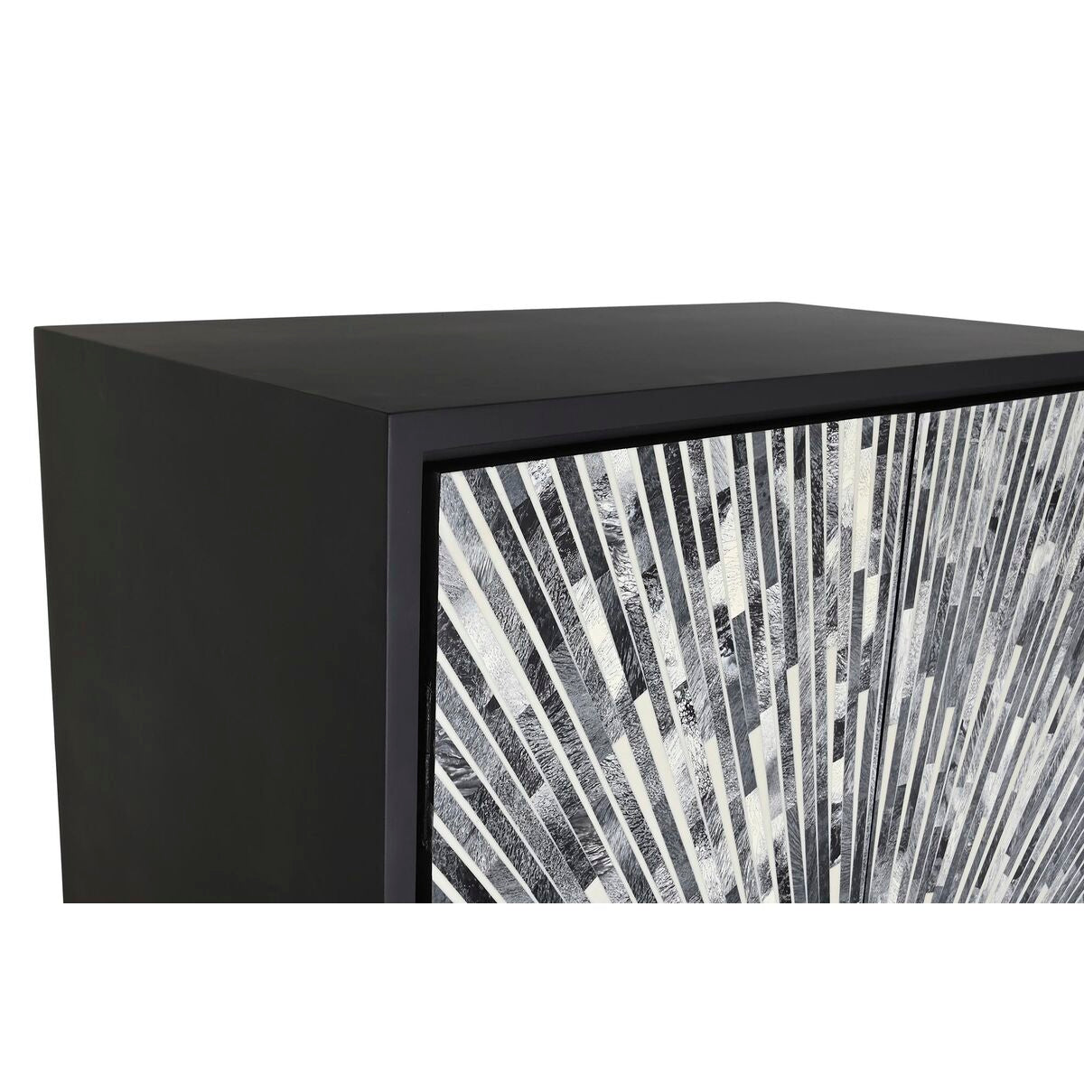 Design-Schrank DKD Home Decor – Schwarz/Grau, Resin & MDF, 181 cm