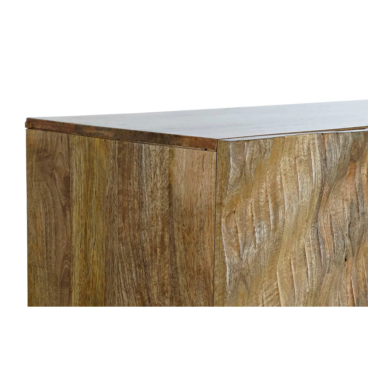 Design-Sideboard aus Mangoholz & Metall – 3 Türen, 177 cm Bigbuy