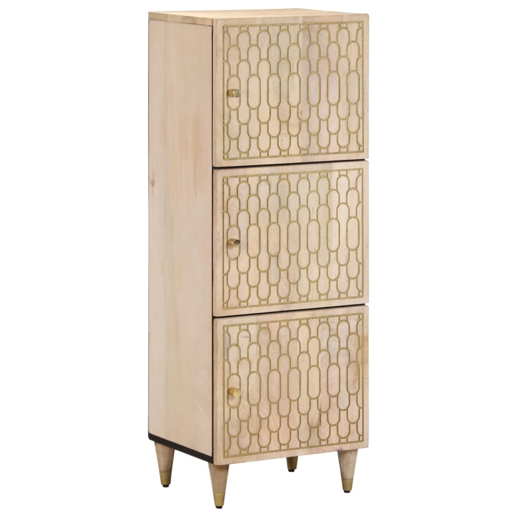 Highboard 40X33X110 Cm Massivholz Mango