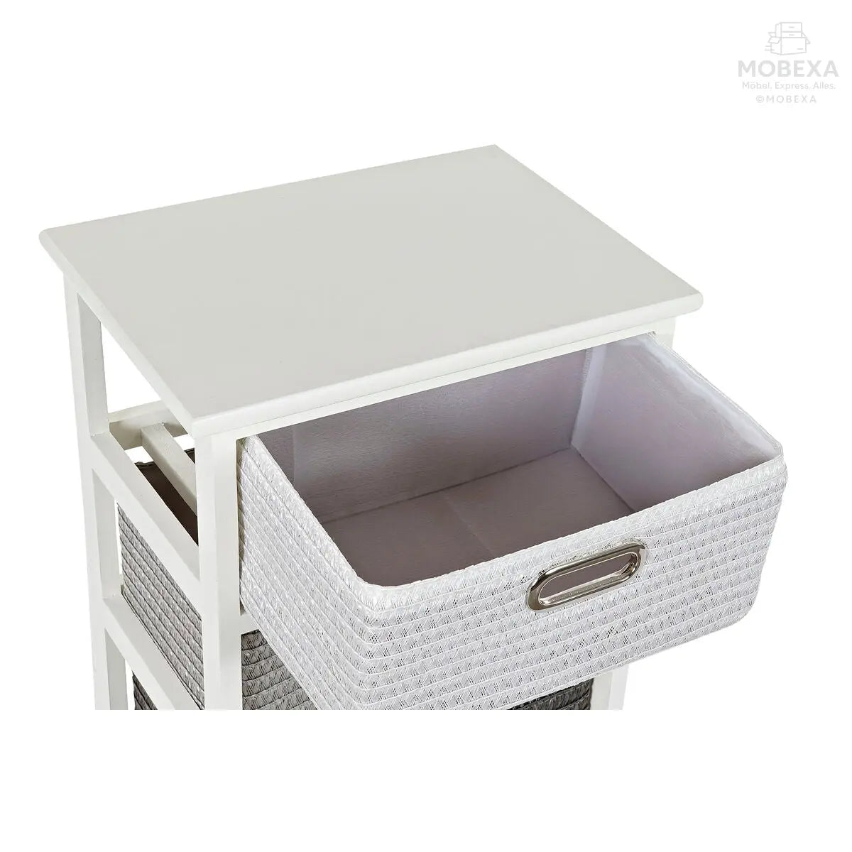 Kommode DKD Home Decor – Weiß & Grau (40 x 29 x 74 cm) Bigbuy