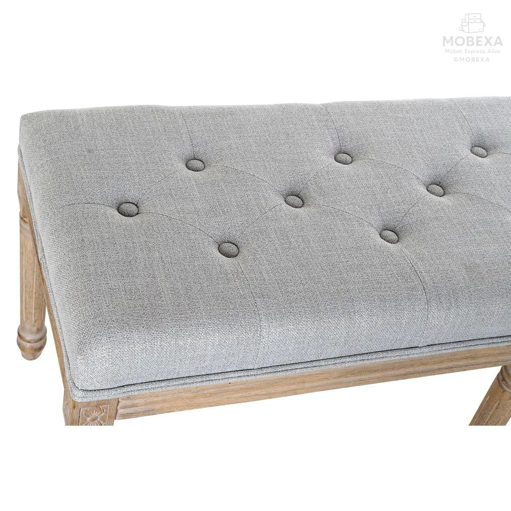 Sitzbank DKD Home Decor – Grau (122 x 41 x 46 cm) Bigbuy