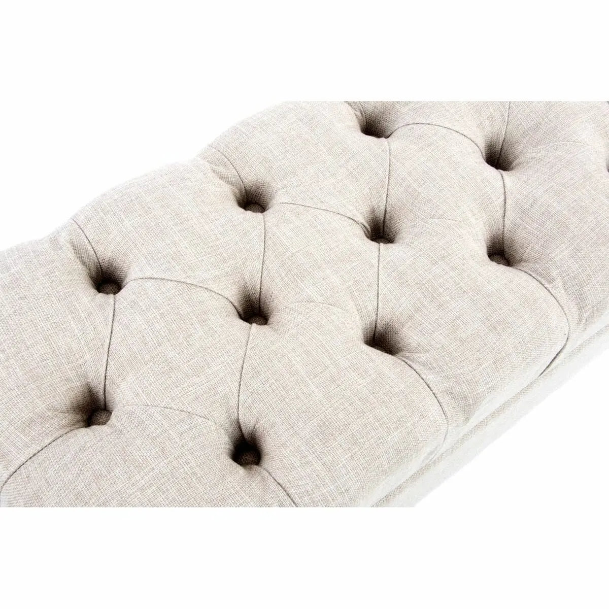 2er-Set Truhenbänke „Loft“ – Beige, Holz, Stauraum, 81 x 42 x 43 cm Bigbuy