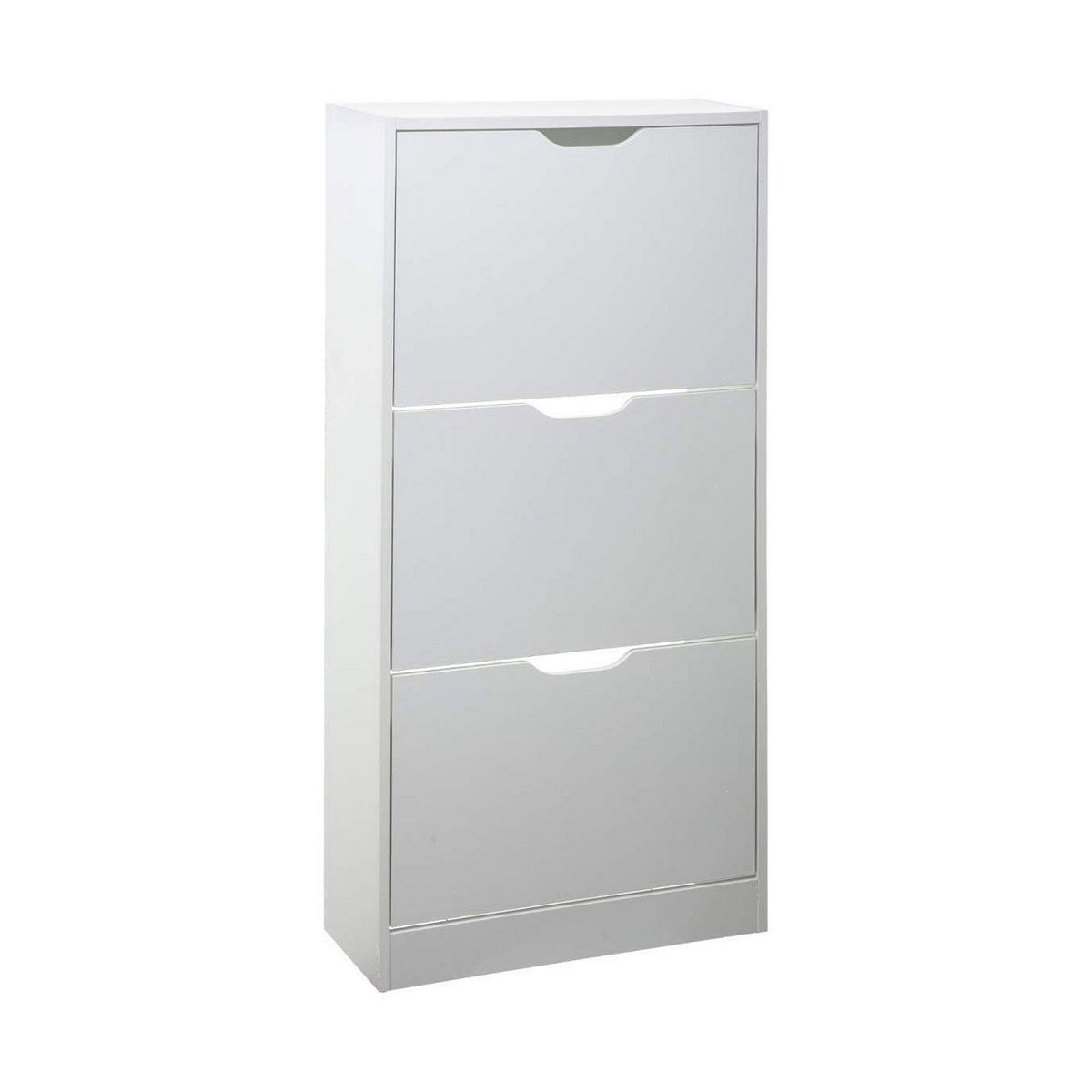Schuhregal 5five Simply Smart – Weiß, Holz (115 x 60 x 24 cm)