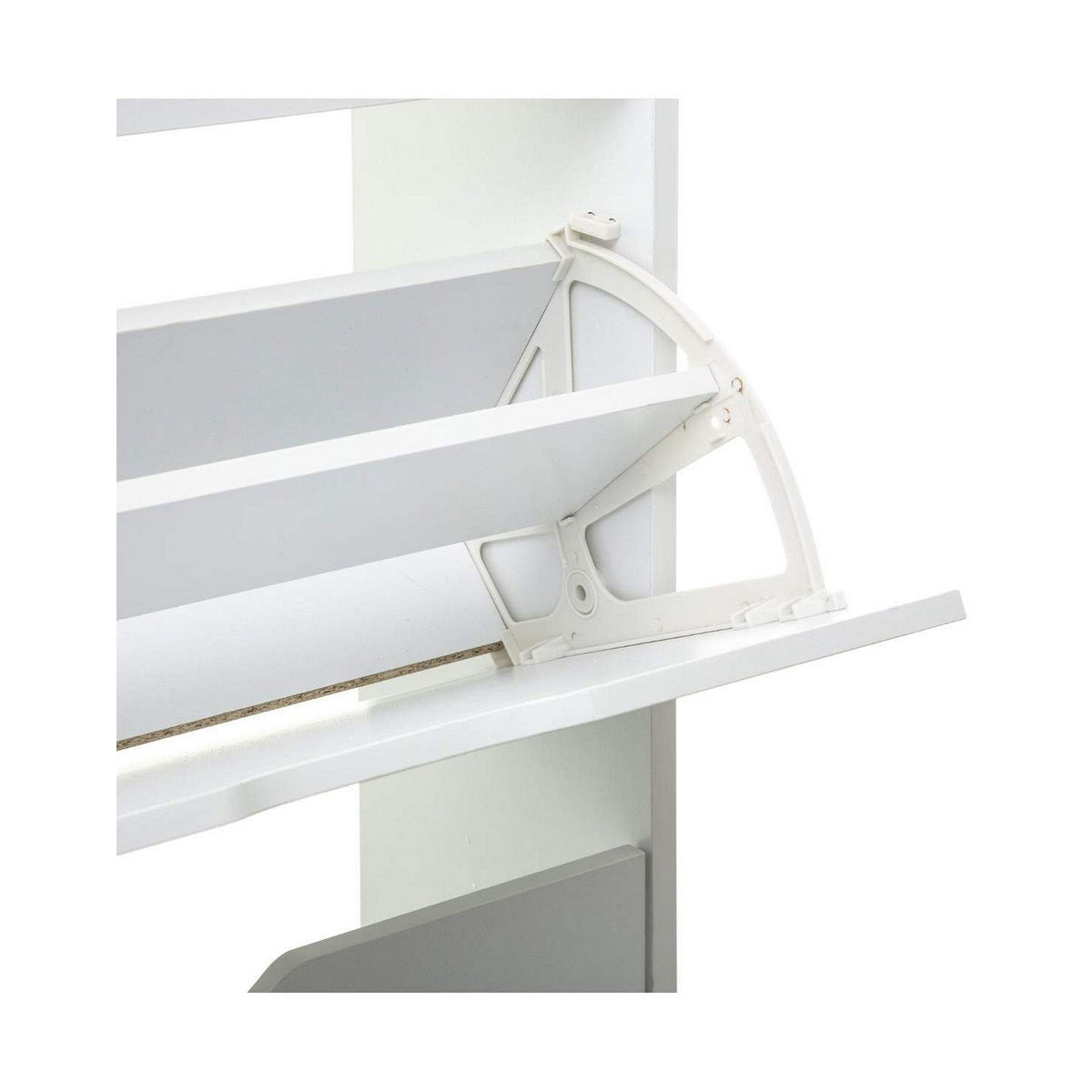Schuhregal 5five Simply Smart – Weiß, Holz (115 x 60 x 24 cm)