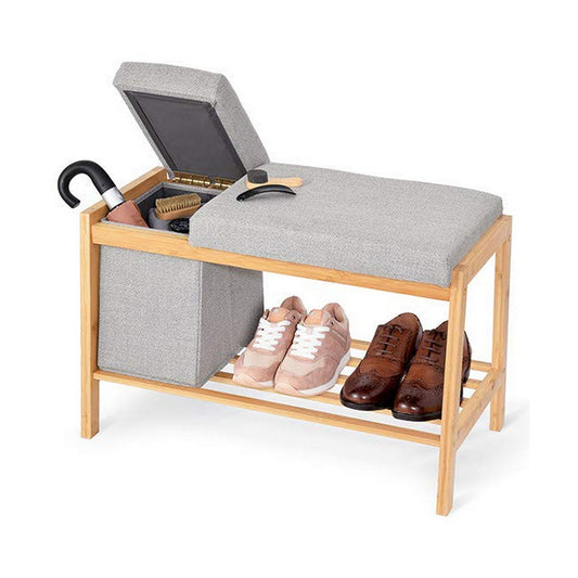 Praktische Sitzbank mit Stauraum & Schuhablage (70,5 x 36 x 48 cm)
