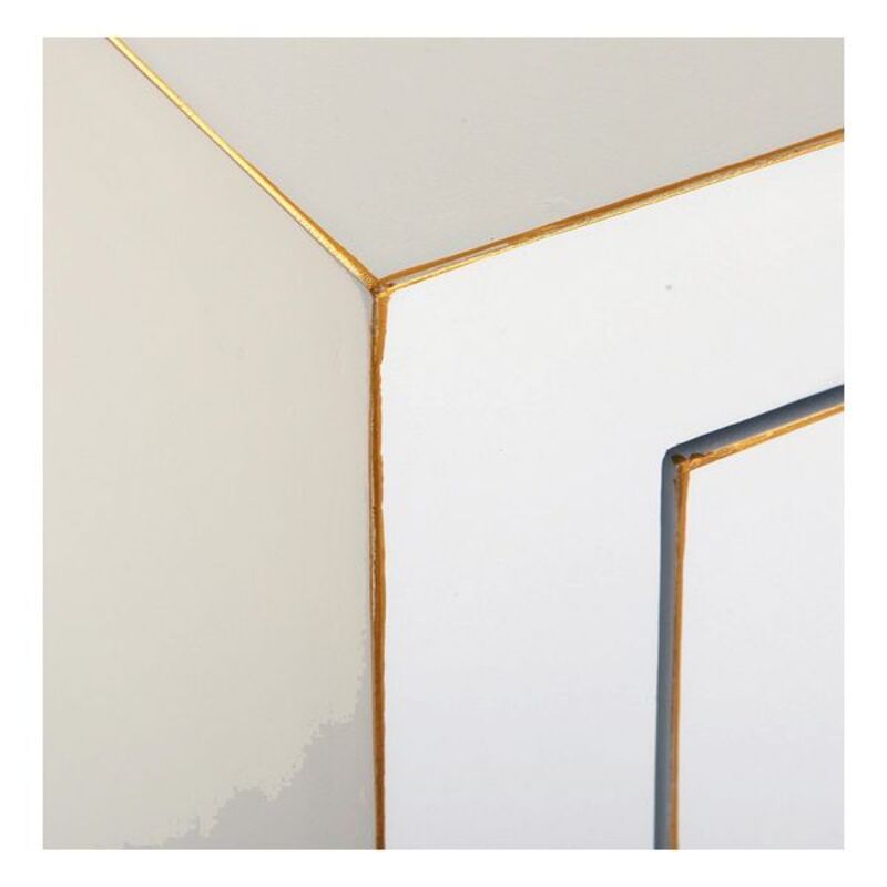 Flurtisch im Asia-Stil – Weiß, 5 Schubladen, Massivholz, 80 cm