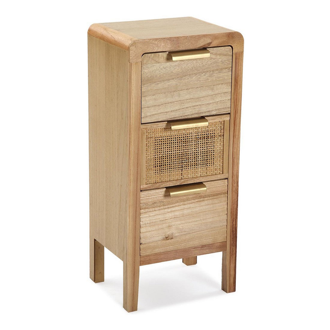 Kommode mit 3 Schubladen – MDF-Holz, 66 cm