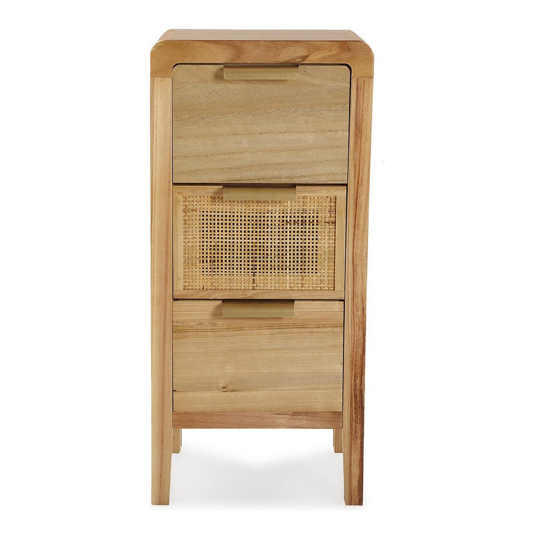 Kommode mit 3 Schubladen – MDF-Holz, 66 cm