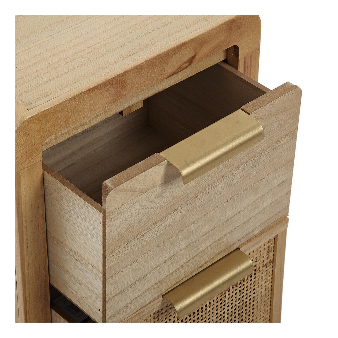 Kommode mit 3 Schubladen – MDF-Holz, 66 cm