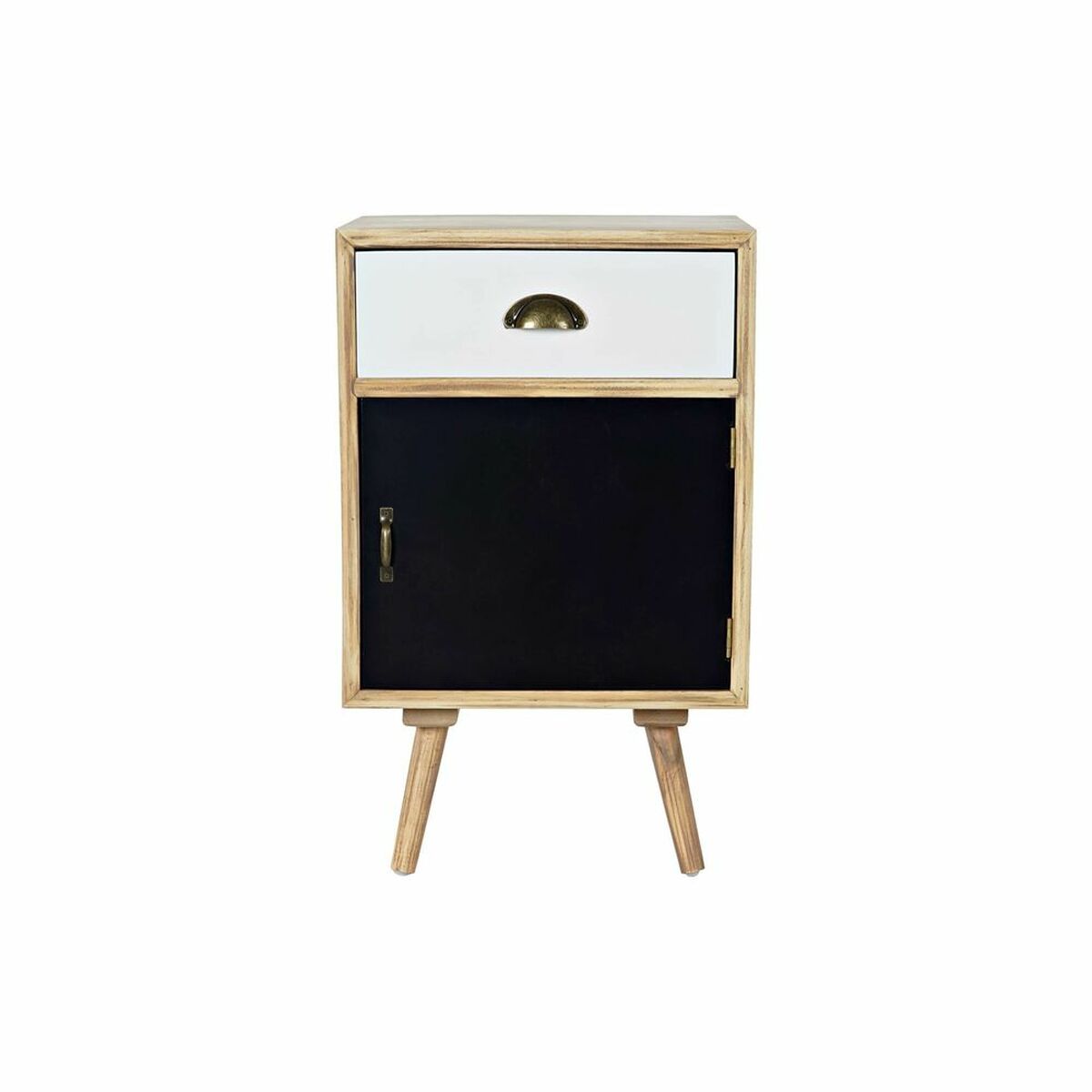 Moderner Nachttisch – DKD Home Decor MDF-Holz in Weiß & Navy Blau