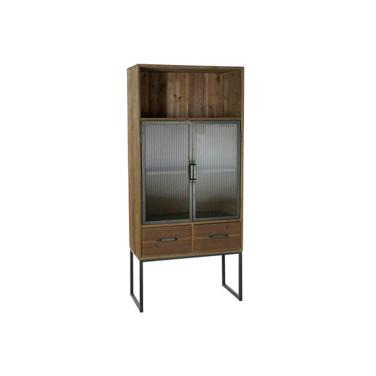 Vintage-Schrank DKD Home Decor – Holz & Metall mit Glastüren