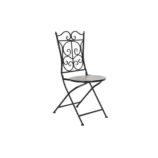 Gartenstuhl DKD Home Decor – Schmiedeeisen & Keramik