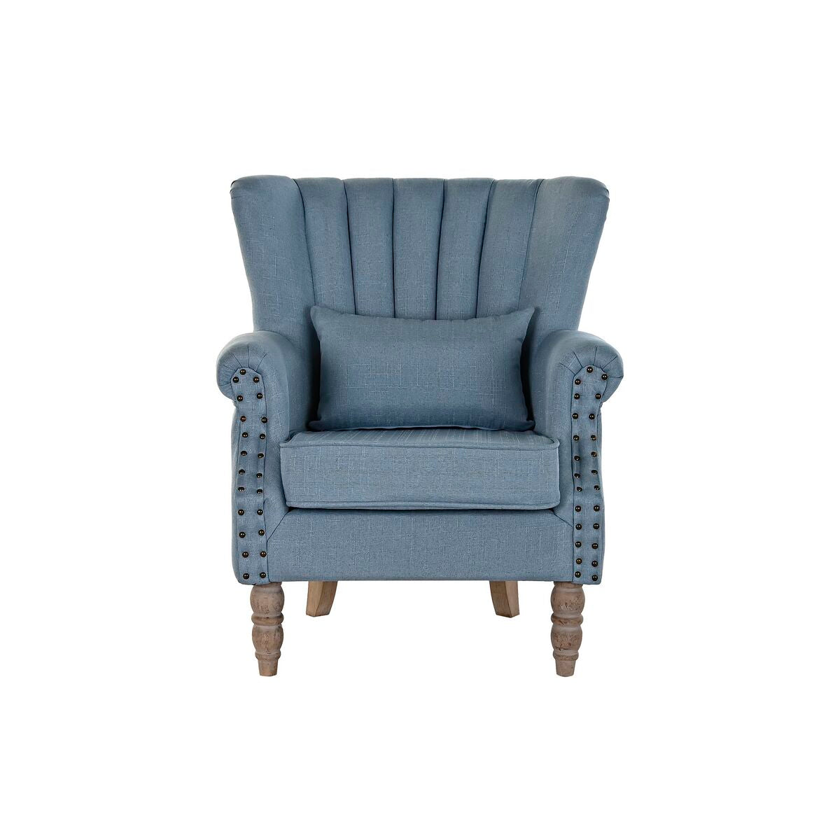 Sessel DKD Home Decor – Armlehnsessel in Celeste, Gummiholz-Beine