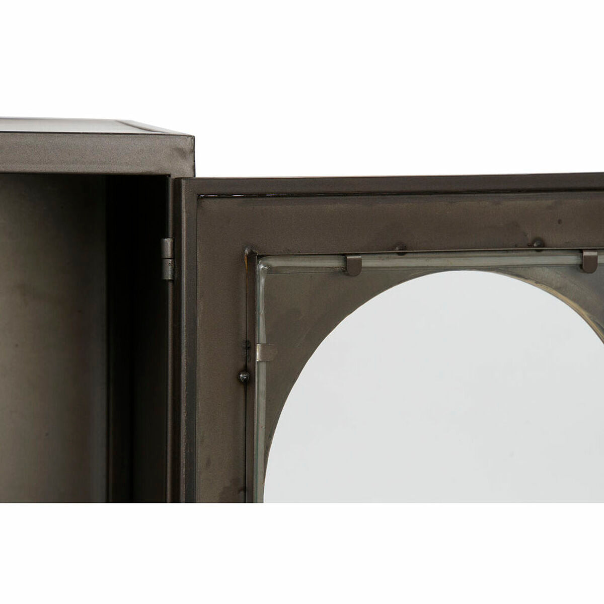 TV-Möbel DKD Home Decor Schwarz/Gold mit Glastüren (150 x 45 x 50 cm)