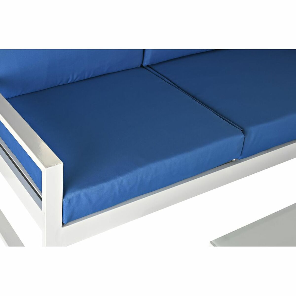 Gartensofa-Set DKD Home Decor – Aluminium & Polyester mit Kissen