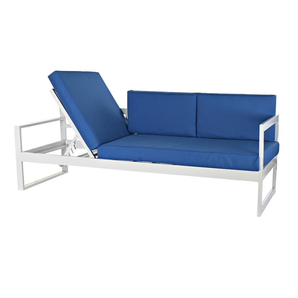 Gartensofa-Set DKD Home Decor – Aluminium & Polyester mit Kissen