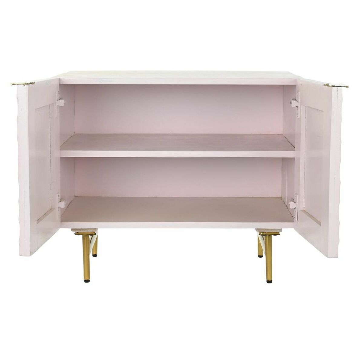 Sideboard DKD Home Decor – Pink & Gold, Mango-Holz & Metall
