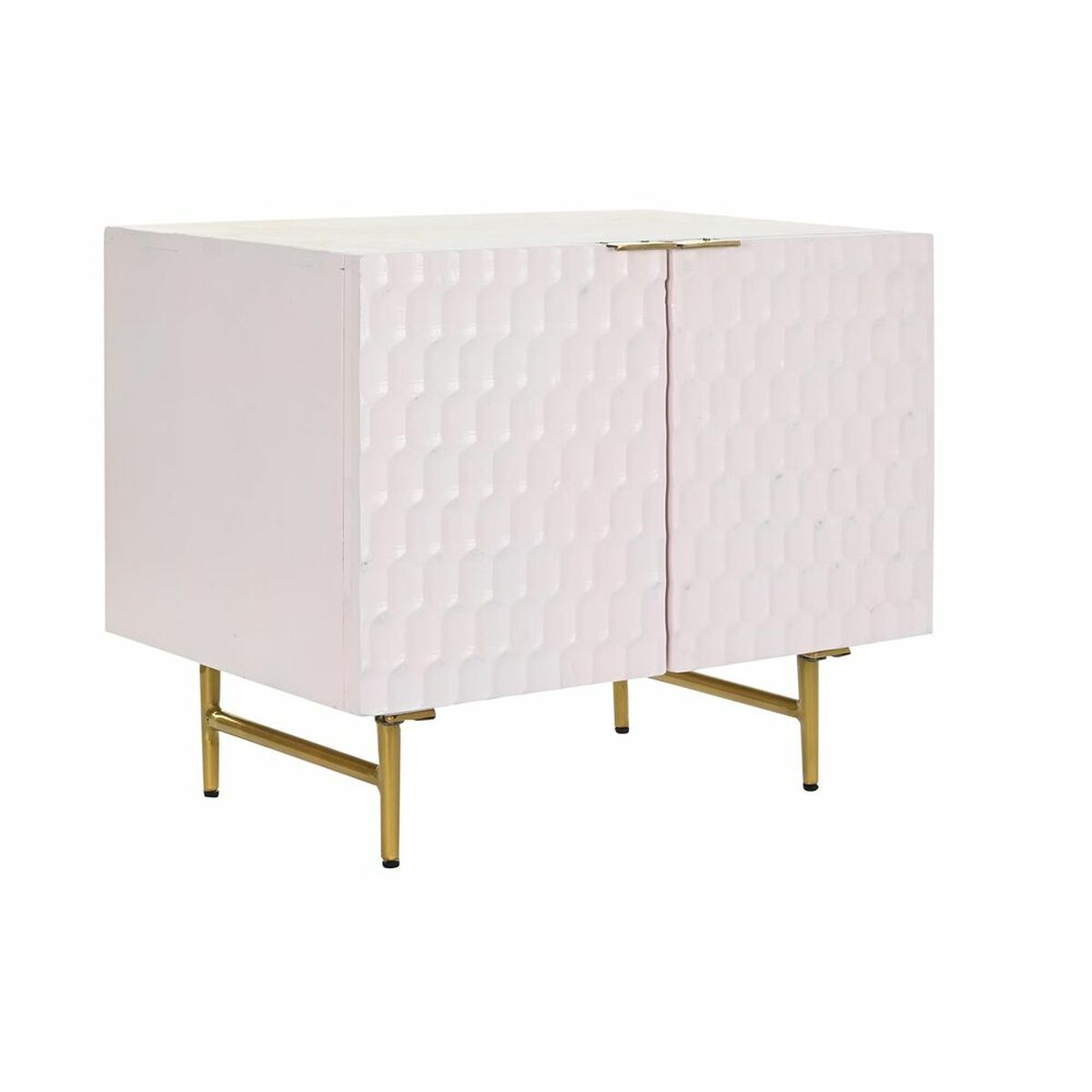 Sideboard DKD Home Decor – Pink & Gold, Mango-Holz & Metall