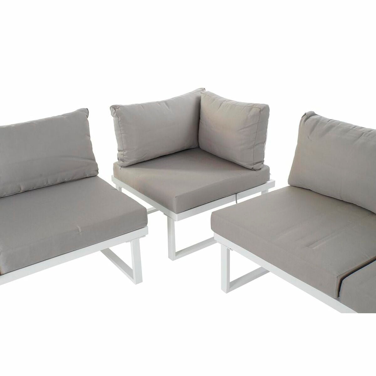 Gartensofa-Set DKD Home Decor – 4-teilig, Stahl, Polyester & Resin