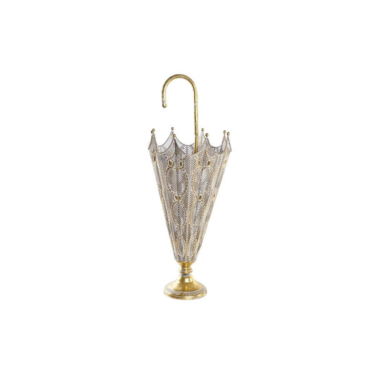 Eleganter Schirmständer im Vintage-Look Gold, Metall, 76 cm Höhe