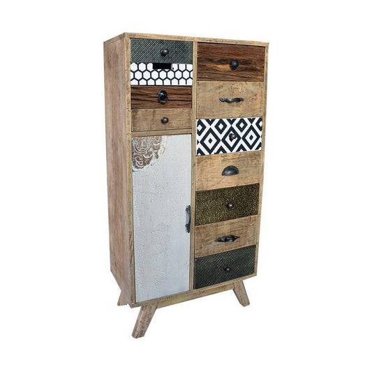 Kommode „Mix & Match“ – Mango-Holz & Metall, Kolonialstil, 110 cm