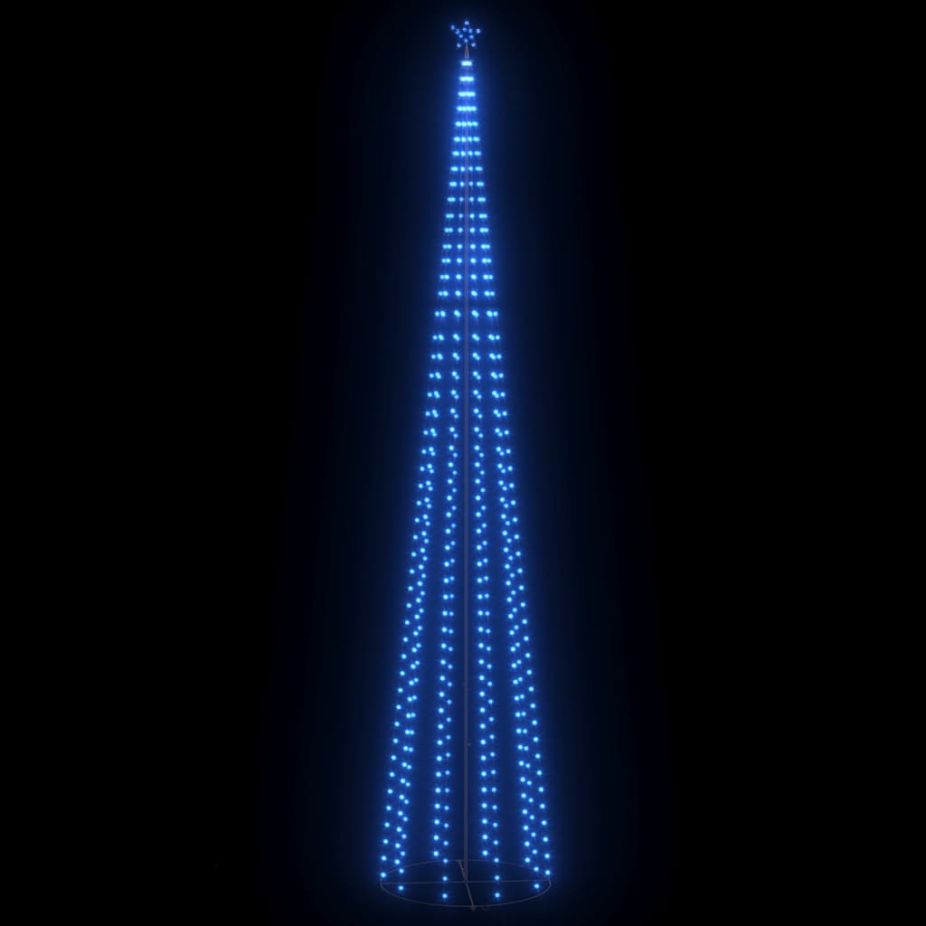 Weihnachtsbaum Kegelform 752 Leds Deko 160X500 Cm Blau