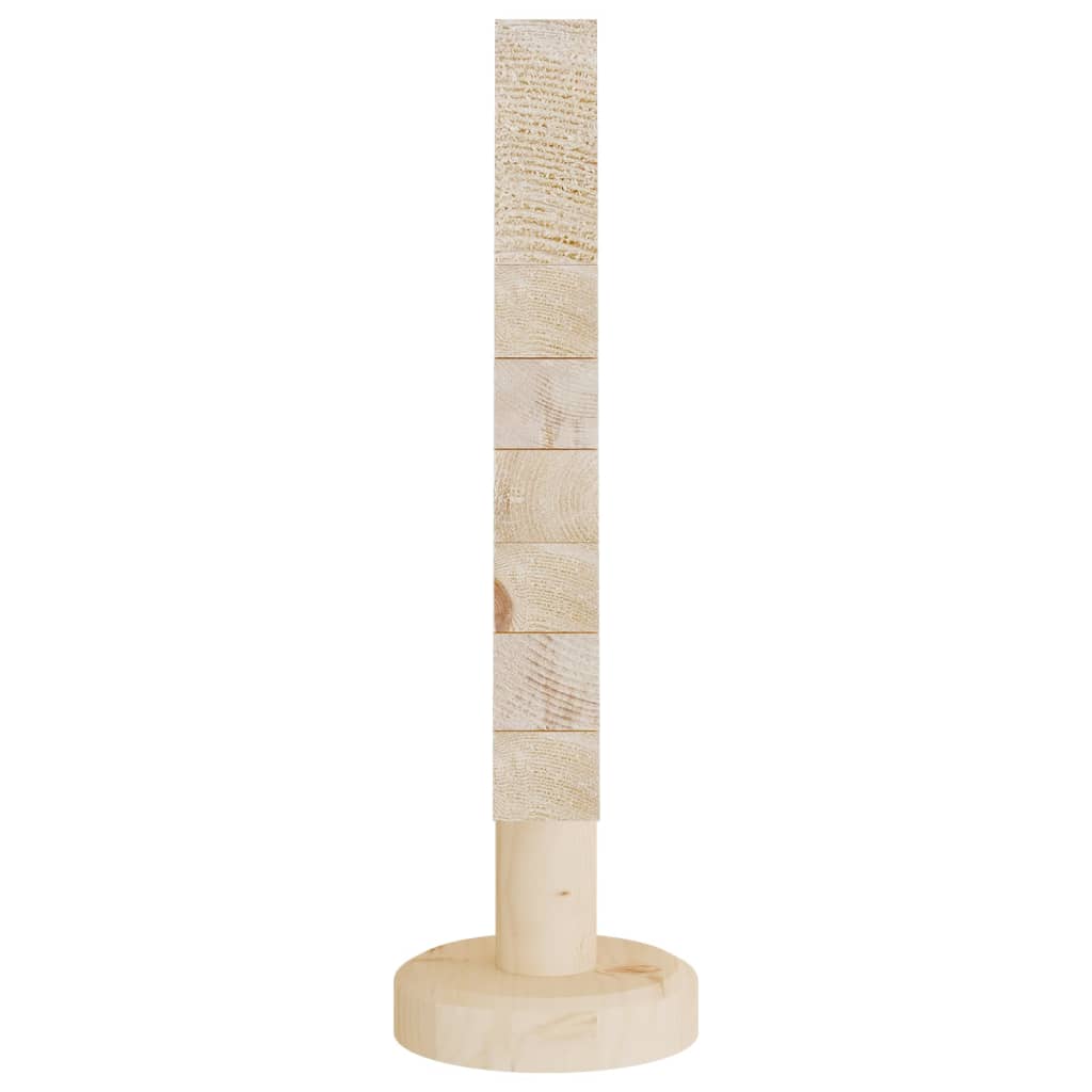 Deko-Weihnachtsbäume 2 Stk. Holz 30 Cm Massivholz Kiefer Natur (Unbehandelt)