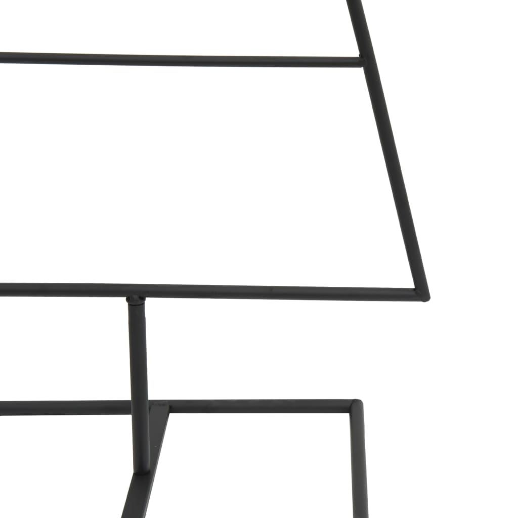 Metall-Weihnachtsbaum Deko Schwarz