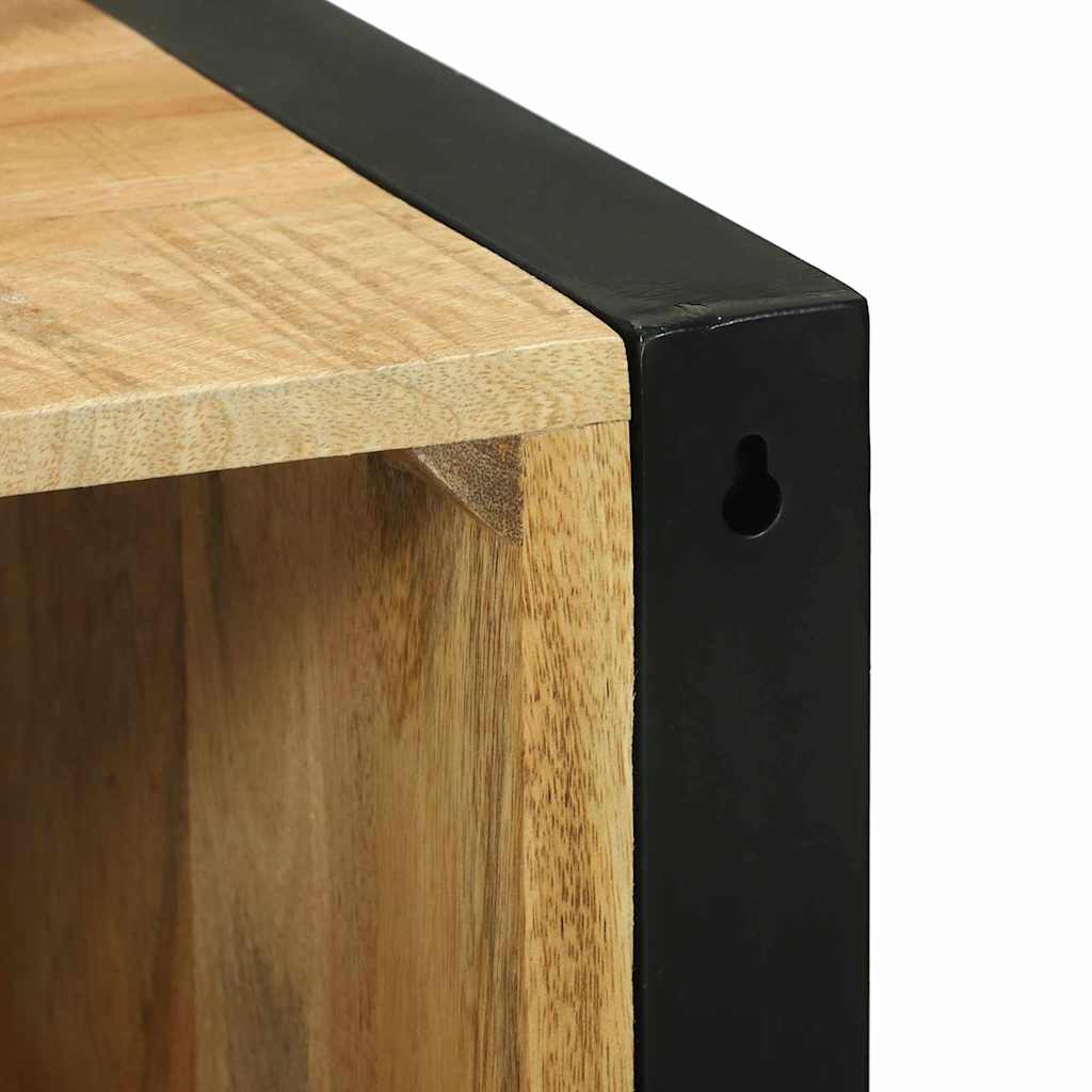 Badezimmerschrank Braun 40 X 30 X 90 Cm Massivholz Mango