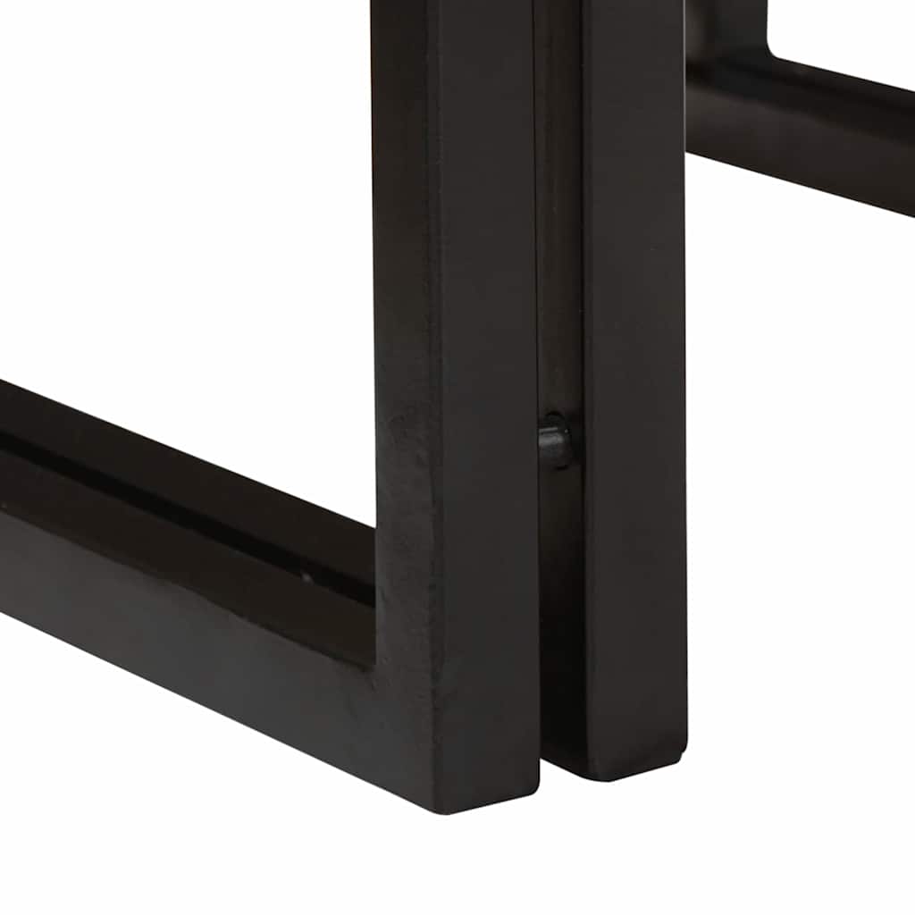 Badregal Braun 40 X 50 X 23 Cm Massives Rohes Mangoholz