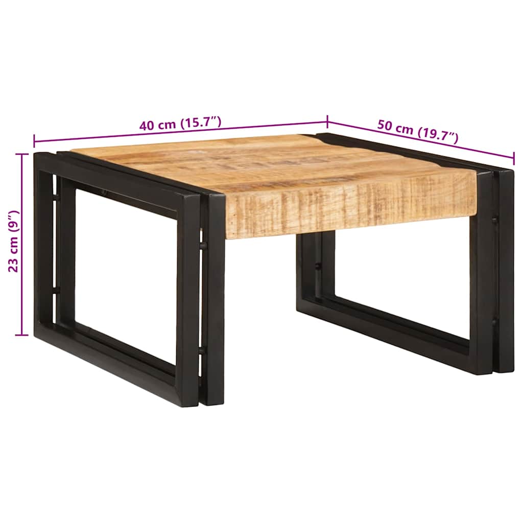 Badregal Braun 40 X 50 X 23 Cm Massives Rohes Mangoholz