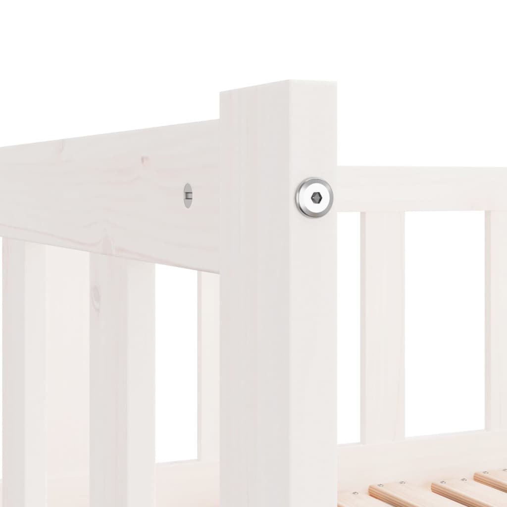 Ausziehbares Tagesbett Massivholz Kiefer 2X(90X200) Cm