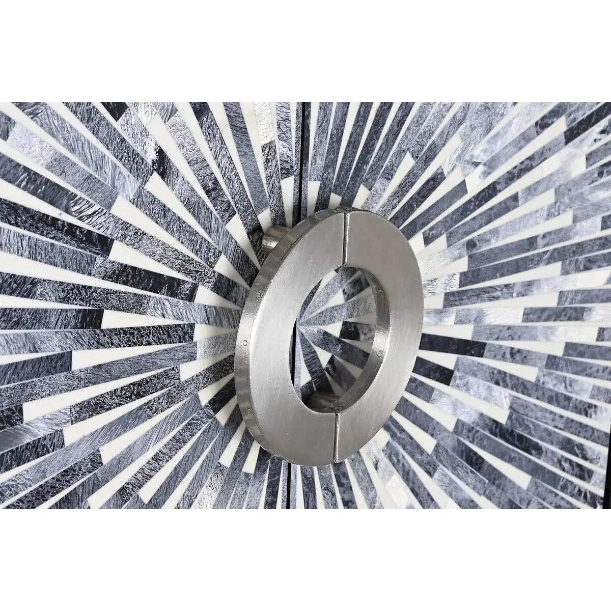 Design-Schrank DKD Home Decor – Schwarz/Grau, Resin & MDF, 181 cm Bigbuy