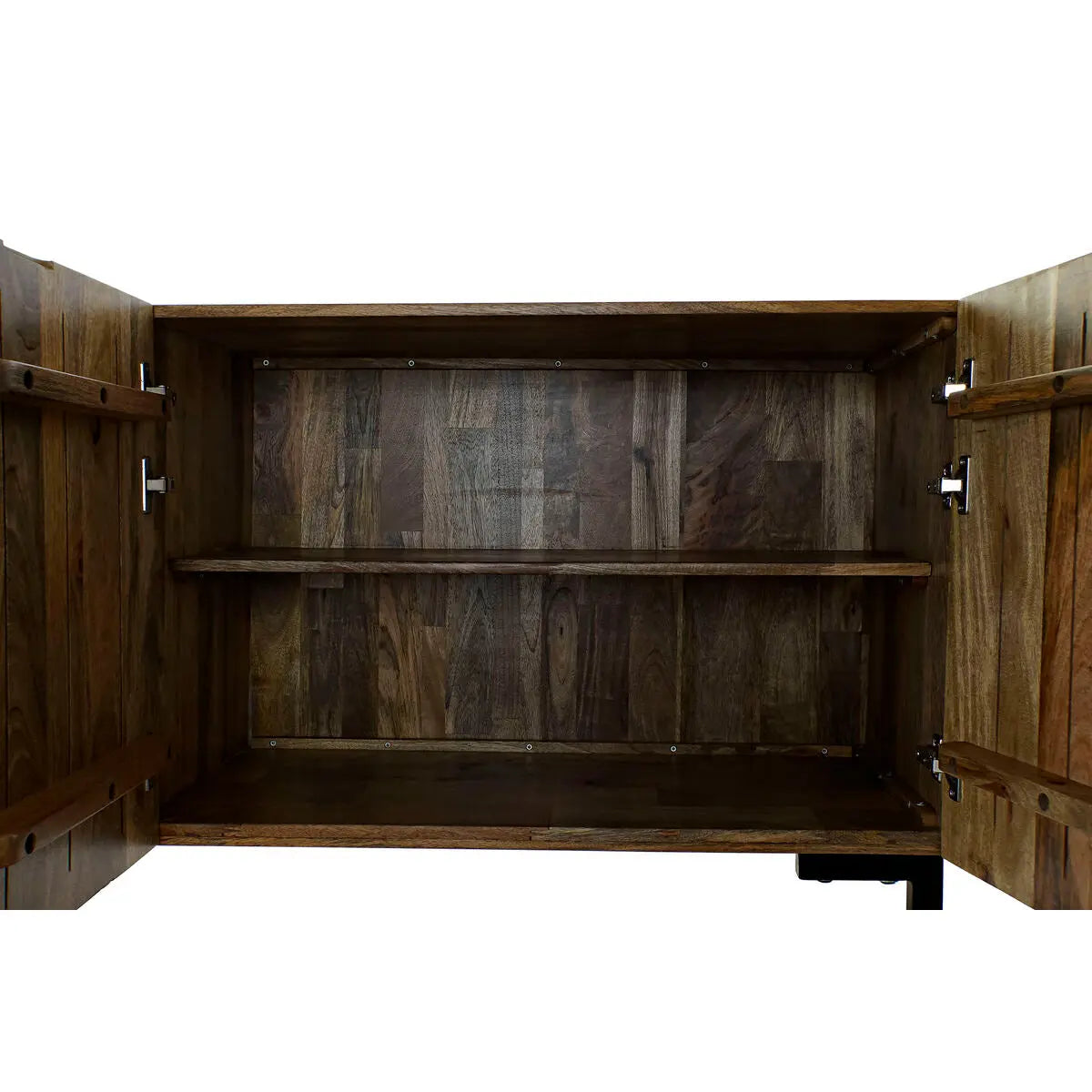 Design-Sideboard aus Mangoholz & Metall – 3 Türen, 177 cm Bigbuy