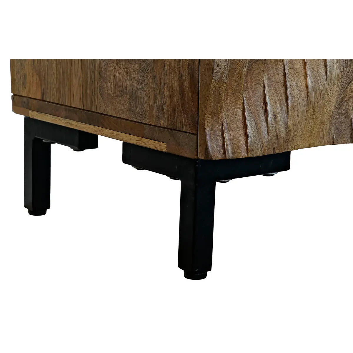 Design-Sideboard aus Mangoholz & Metall – 3 Türen, 177 cm Bigbuy