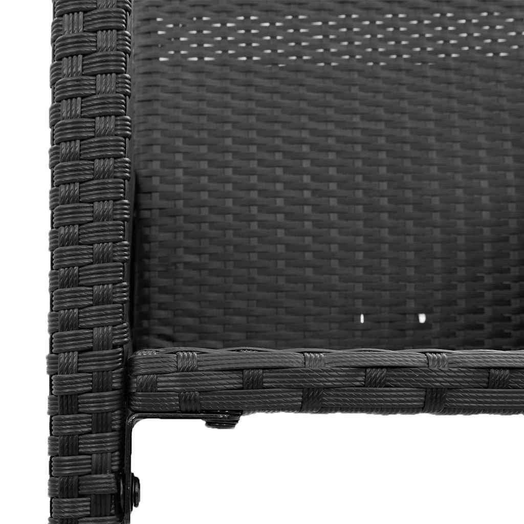 Garten-Barhocker 2 Stk. Poly Rattan