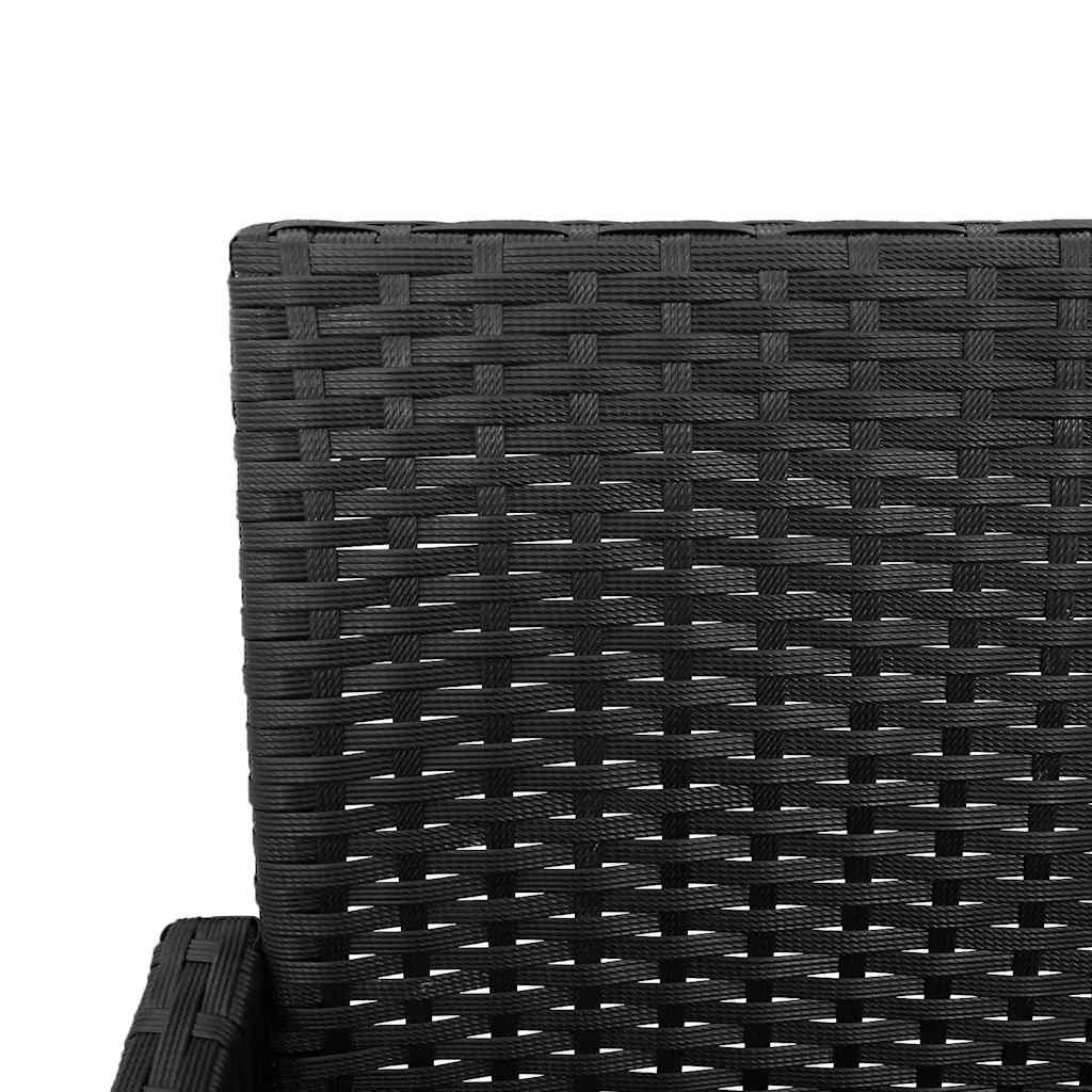 Garten-Barhocker 2 Stk. Poly Rattan
