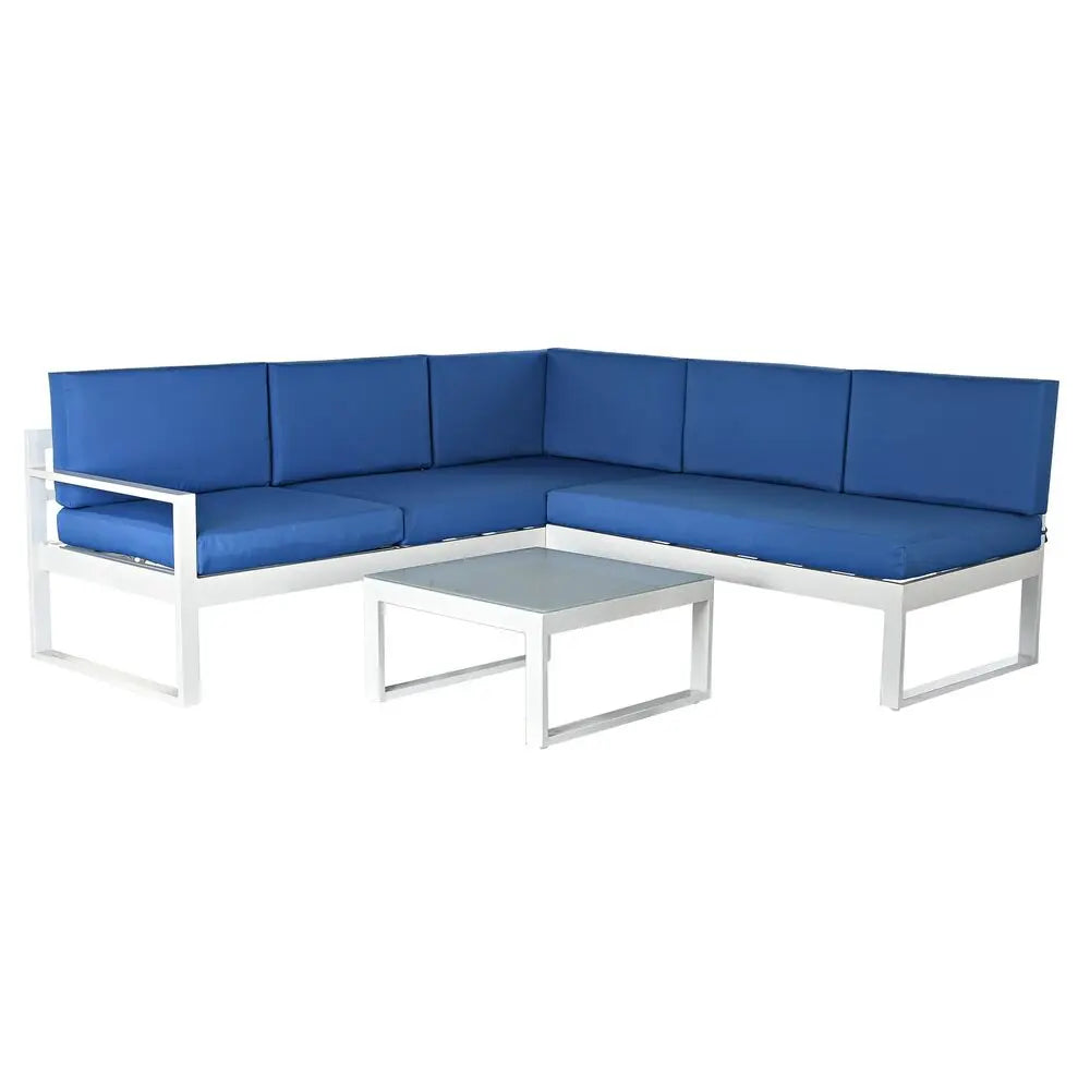 Gartensofa-Set DKD Home Decor – Aluminium & Polyester mit Kissen Bigbuy