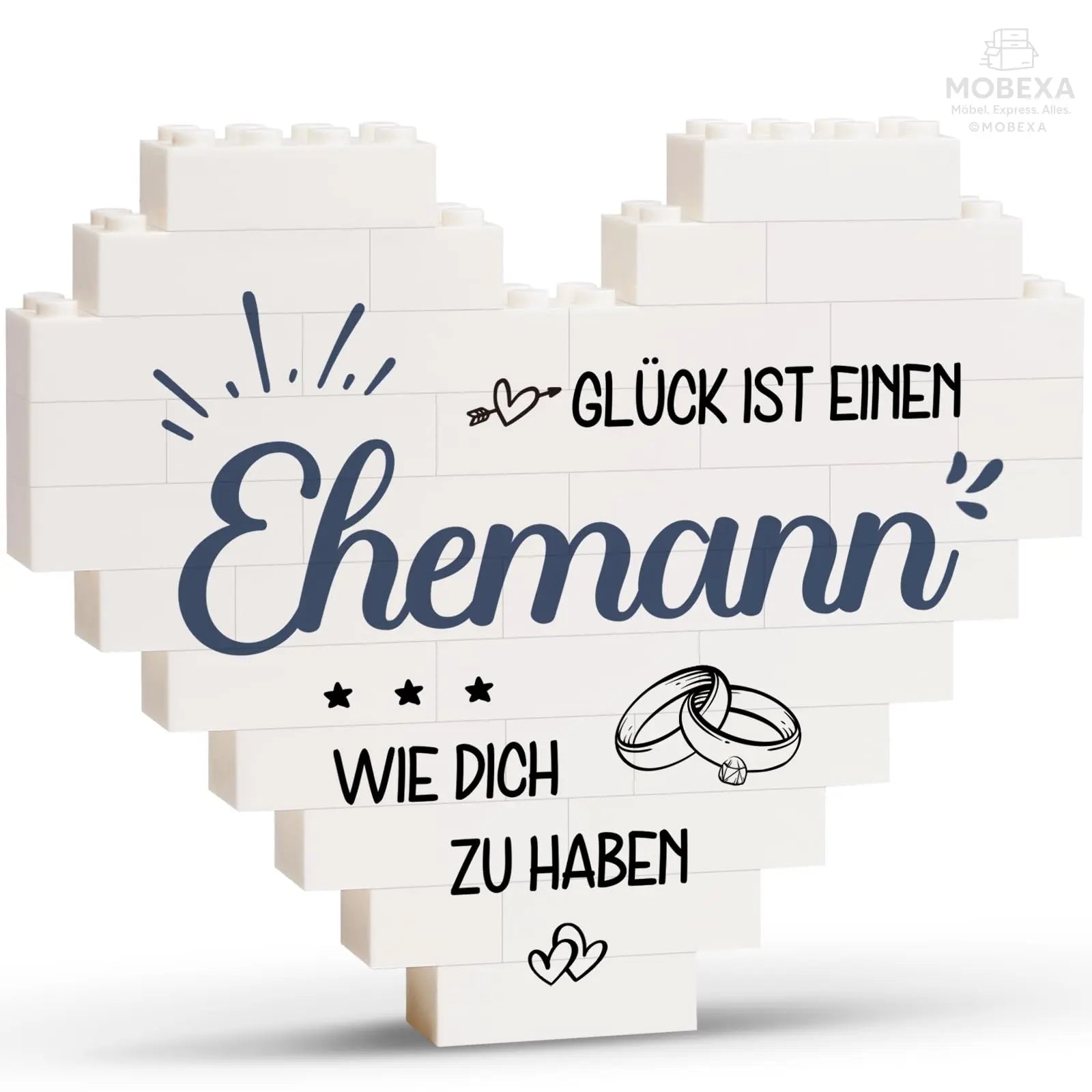 Gift for Dad for Christmas, Birthday Gift for Dad from Daughter Son, Gifts for Dad on Birthday, Valentine's Day, Heart Shaped Plaque Decoration MOBEXA