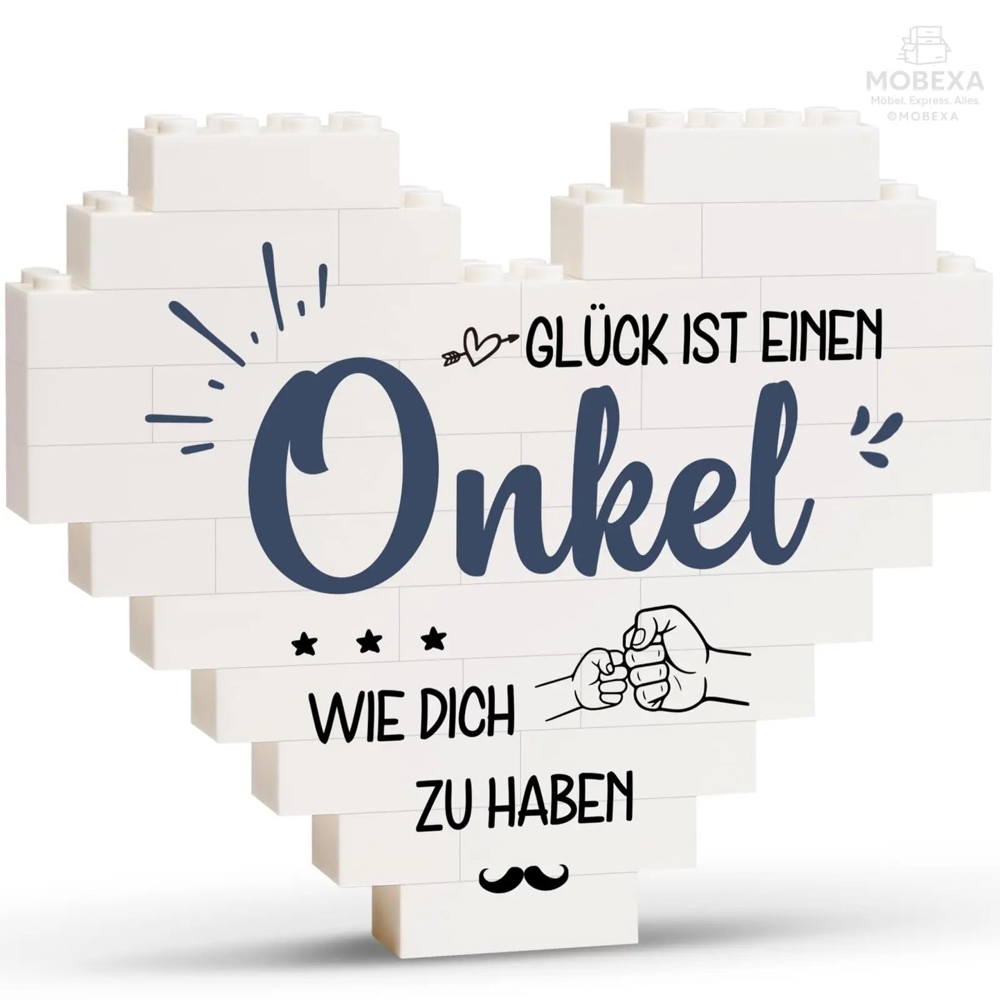 Gift for Dad for Christmas, Birthday Gift for Dad from Daughter Son, Gifts for Dad on Birthday, Valentine's Day, Heart Shaped Plaque Decoration MOBEXA