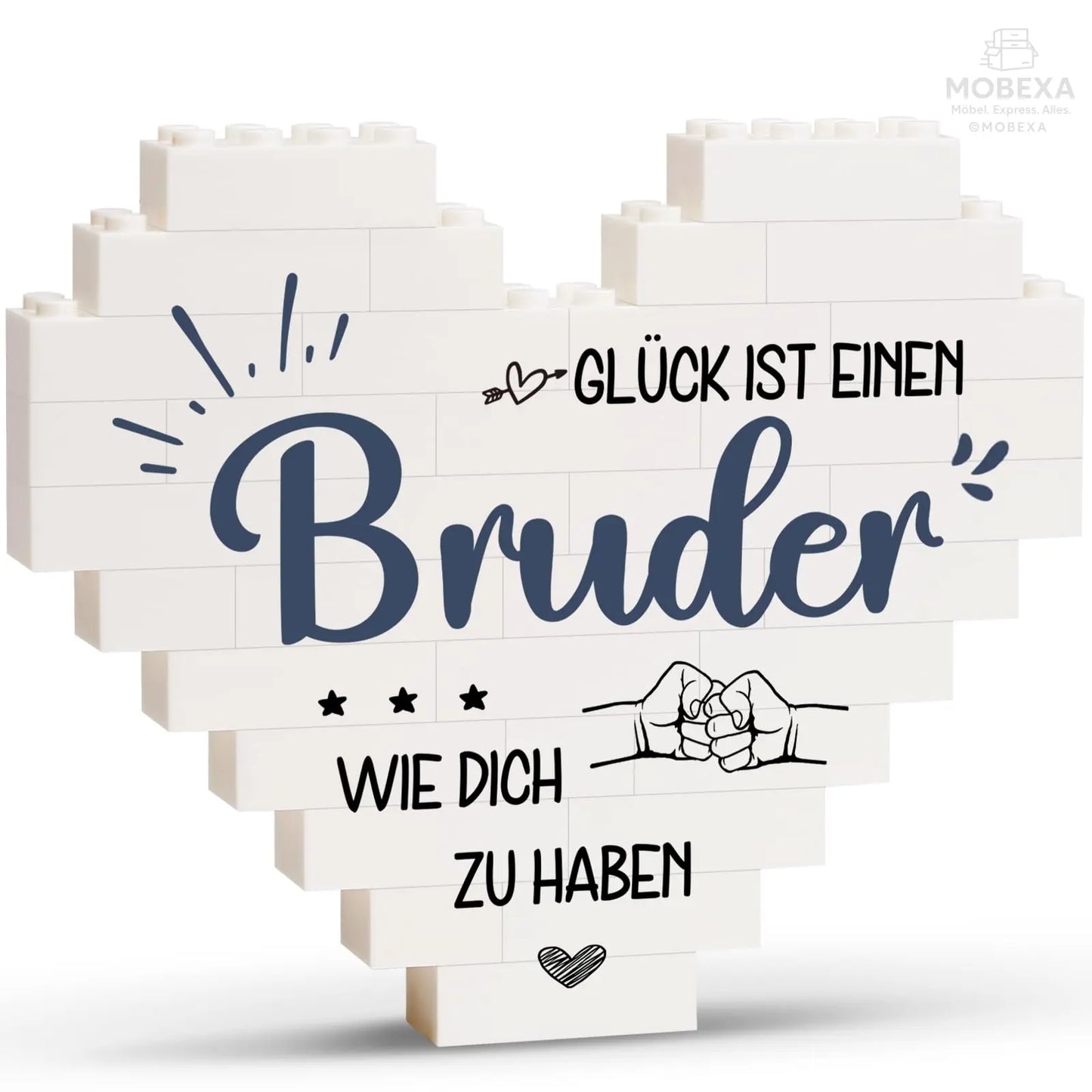 Gift for Dad for Christmas, Birthday Gift for Dad from Daughter Son, Gifts for Dad on Birthday, Valentine's Day, Heart Shaped Plaque Decoration MOBEXA